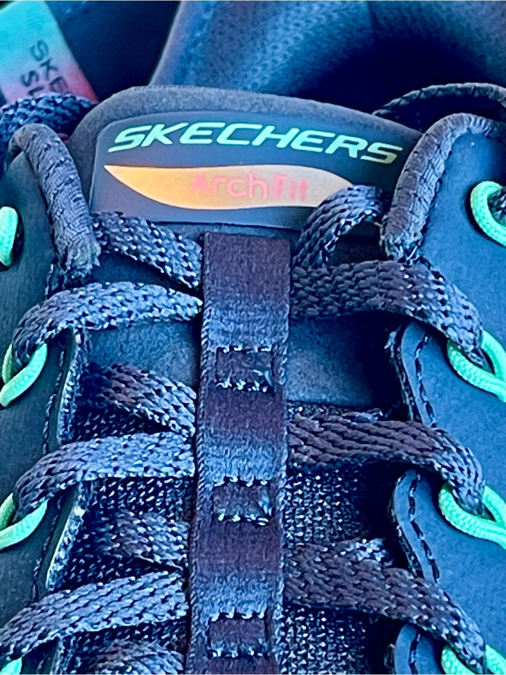 NEW SKECHERS ARCH FIT 2.0 EASY CHIC HANDS FREE SLIP-INS NAVY/TURQUOISE SIZE 8.5 - Picture 8 of 17